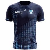 McKvr Cortoon Shamrocks LGFA Training Jersey - Adult - Navy/Sky Player Fit image