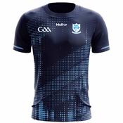 McKvr Cortoon Shamrocks GAA Training Jersey - Adult - Navy/Sky image