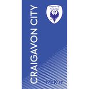 McKvr Craigavon City FC Bath Towel - Blue