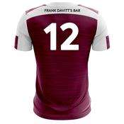 McKvr Drumkeeran GAA Numbered Playing Jersey - Adult - Maroon/White Player Fit image