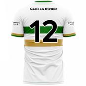 McKvr Eastern Gaels GAC Numbered Playing Jersey - Youth - White/Green/Gold image
