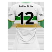 McKvr Eastern Gaels GAC Numbered Playing Jersey - Womens - White/Green/Gold image