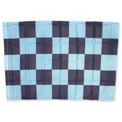 Mc Keever Sports Navy/Sky Blue 5' x 3' Chequered Flag image