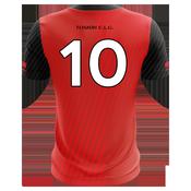 McKvr Fossa LGFA Numbered LGFA Playing Jersey - Adult - Red/Black image