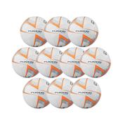 Precision Fusion Lite 290gms Football - Size 5 - White/Fluro Orange/Black (Pack of 10)