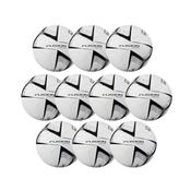 Precision Fusion Lite 370gms Football - Size 5 - White/Black (Pack of 10)