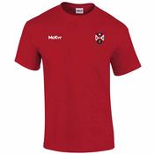 McKvr Queens Athletics Cotton Tee - Adult - Red