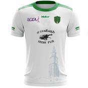 McKvr Groningen Gaels LGFA Playing Jersey - Adult - White/Green Player Fit image