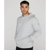 Gym+Coffee Textured Hoodie - Mens - Heather Grey image