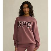 Gym+Coffee Knit Oversized Crew - Womens - Terra Rose image