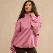 Gym+Coffee Snap Collar Sierra Sweatshirt - Womens - Pink Velvet image