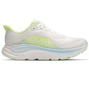 Hoka Clifton 11 Wide Fit Running Shoes - Womens - Frost/Neon Yuzu image