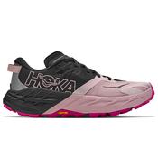 Hoka Speedgoat 7 Running Shoes - Womens - Black/Pink Opal