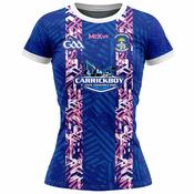 McKvr Legan Sarsfields GAA Training Jersey - Womens - Royal/White/Pink image