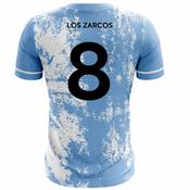 McKvr Los Zarcos FC Numbered U12 Playing Jersey - Adult - Sky image