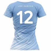 McKvr Los Zarcos FC Numbered U14 Playing Jersey - Womens - Sky image