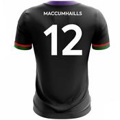 McKvr MacCumhaills GAA Numbered Playing Jersey - Adult - Black image
