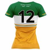 McKvr Toronto Gaels LGFA Numbered Playing Jersey - Womens - Amber/Green