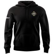 McKvr Tullysaran Road Bowls Core Pro Cotton Hoodie - Adult - Black image