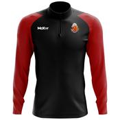 McKvr Sitges GAA Core Pro 1/4 Zip Top - Youth - Black/Red image