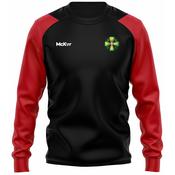 McKvr Vienna Gaels GAA Core Pro Sweat Top - Youth - Black/Red image