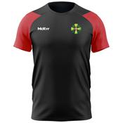 McKvr Vienna Gaels GAA Core Pro Tech Tee - Adult - Black/Red image