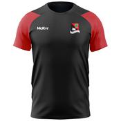 McKvr Fossa GAA Core Pro Tech Tee - Youth - Black/Red image