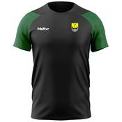 McKvr Lisbon Celtiberos GAA Core Pro Tech Tee - Youth - Black/Bottle Green image