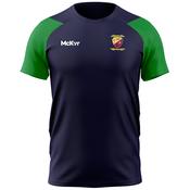 McKvr Ballyclough GAA Core Pro Tech Tee - Youth - Navy/Emerald Green image