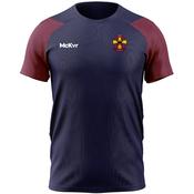 McKvr Oliver Plunketts Dublin Core Pro Tech Tee - Adult - Navy/Maroon image