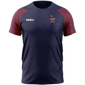 McKvr Gwened Vannes GAA Core Pro Tech Tee - Adult - Navy/Maroon