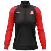 McKvr Caulry GAA Core Pro 1/4 Zip Top - Womens - Black/Red image