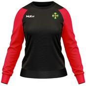 McKvr Vienna Gaels GAA Core Pro Sweat Top - Womens - Black/Red image