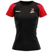 McKvr Fossa GAA Core Pro Tech Tee - Womens - Black/Red image