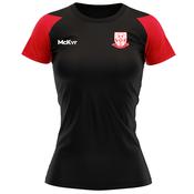 McKvr Caulry GAA Core Pro Tech Tee - Womens - Black/Red image