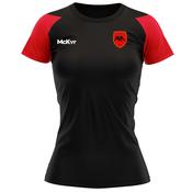 McKvr Longhorns RLC Core Pro Tech Tee - Womens - Black/Red