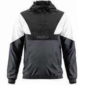 McKvr Retro Shell Hooded Half Zip Jacket - Youth - Charcoal/Black/White image