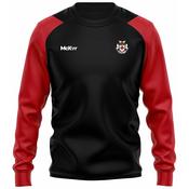 McKvr Tullamore RFC Core Pro Sweat Top - Adult - Black/Red image