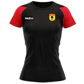 McKvr Dunhill GAA Core Pro Tech Tee - Womens - Black/Red image