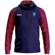 McKvr Ibane Ladies, Cork Core Pro 1/4 Zip Hoodie - Youth - Navy/Maroon