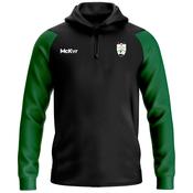 McKvr Fintona Pearses GAA Core Pro 1/4 Zip Hoodie - Adult - Black/Bottle Green