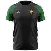 McKvr Sarsfields GAA Core Pro Tech Tee - Youth - Black/Bottle Green