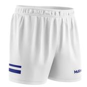 McKvr Core Pro GAA Shorts - Adult - White/Royal