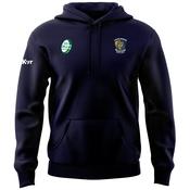 McKvr Leinster Warriors Masters Rugby Core Pro Cotton Hoodie - Adult - Navy