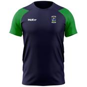 McKvr St Margarets GAA Core Pro Tech Tee - Youth - Navy/Emerald Green image