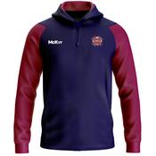 McKvr Wroclaw Eire Og Core Pro 1/4 Zip Hoodie - Youth - Navy/Maroon