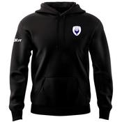 McKvr Craigavon City FC Core Pro Cotton Hoodie - Youth - Black
