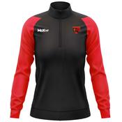 McKvr Ballingeary GAA Core Pro 1/4 Zip Top - Womens - Black/Red