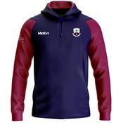 McKvr Drumkeeran GAA Core Pro 1/4 Zip Hoodie - Adult - Navy/Maroon