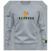 McKvr Clifford Sweat Top - Youth - Grey/Amber image